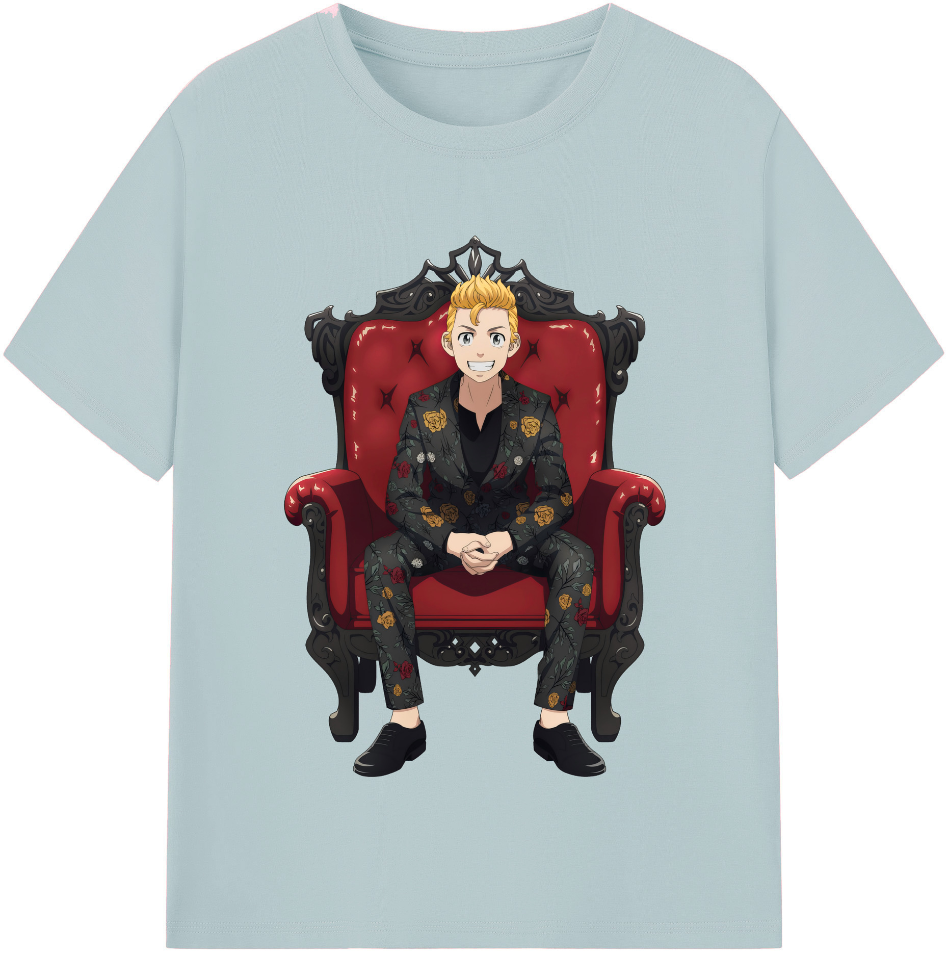 （画像用） 東京リベンジャーズ Tokyo Revengers 綿100％半袖Tシャツ（フロントプリント）